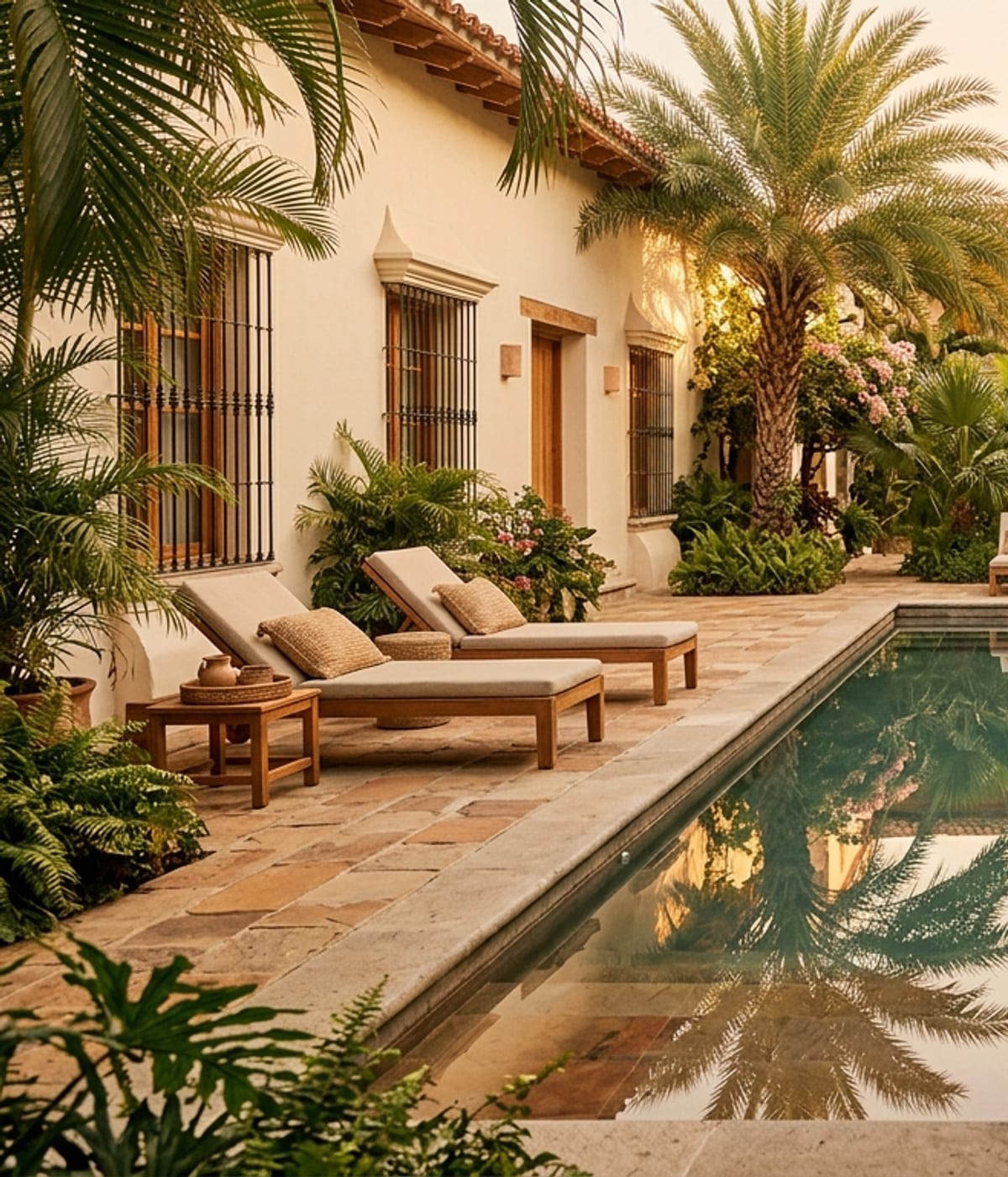 Boutique hotel with a quiet pool
